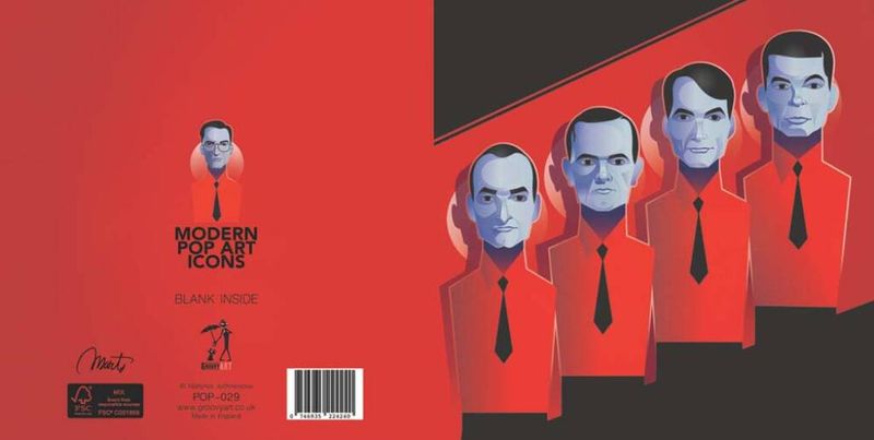 Pop Art Icons Kraftwerk Card