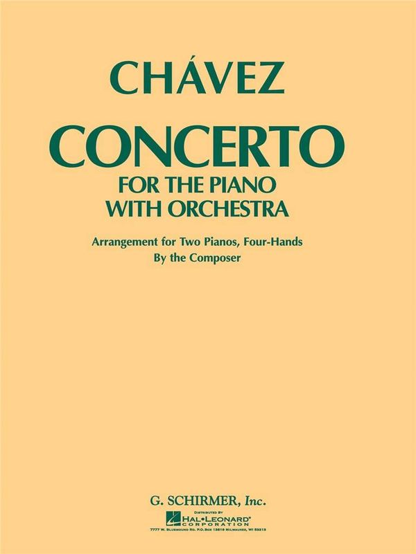 Carlos Chàvez - Concerto (Revised Edition)