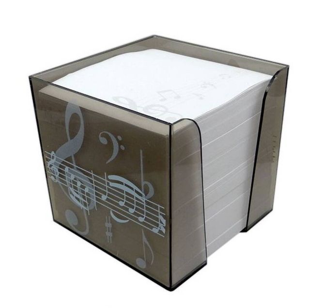 Hovedbilde Brown Treble Clef Memo Note Block