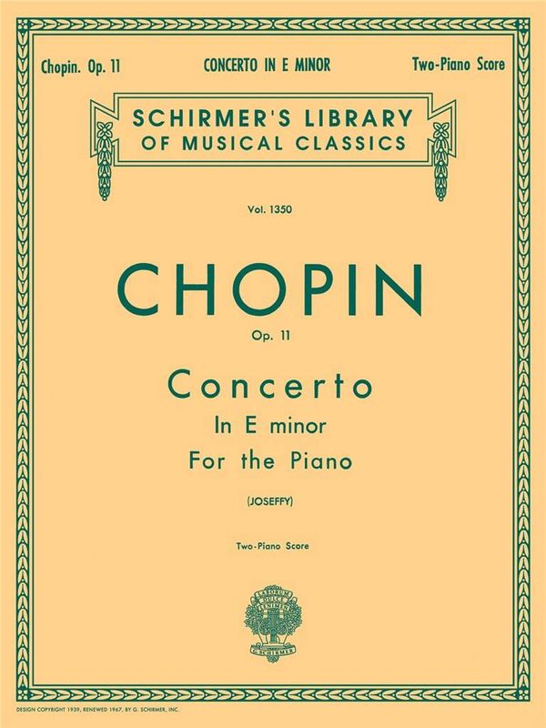 Frédéric Chopin - Concerto No. 1 in E Minor, Op. 11