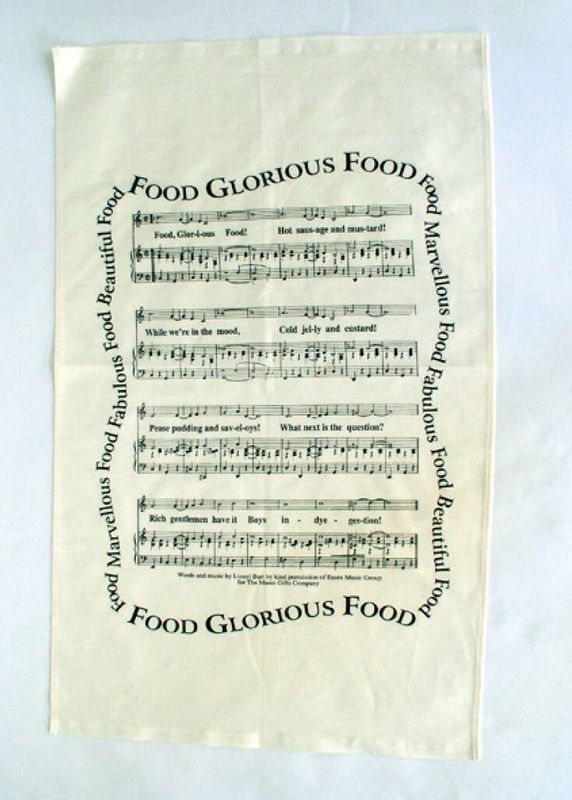 Tea Towel Food Glorious Food