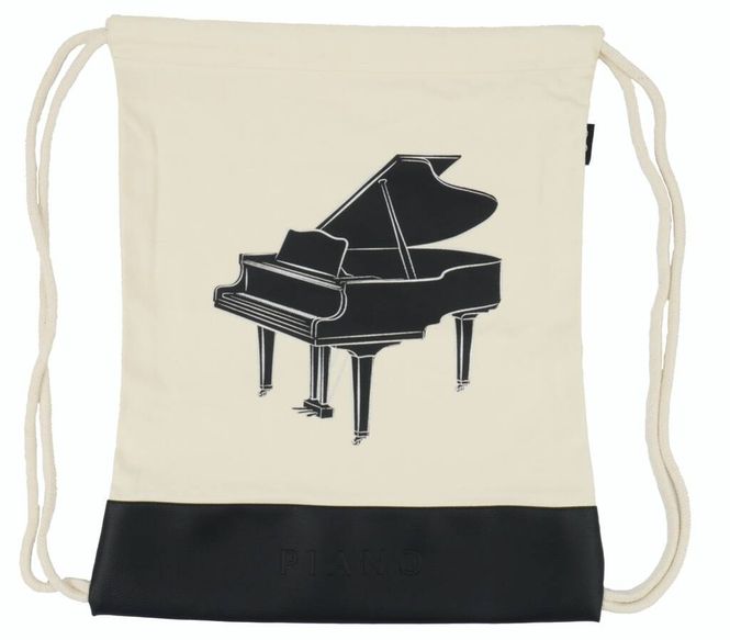 Hovedbilde Drawstring bag grand piano black/silver