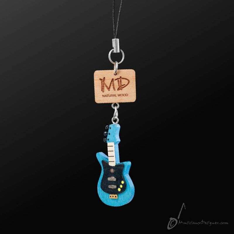 Wooden Strap Electric Guitar
