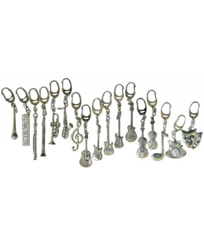 Pewter Keyring Theatrical Masks