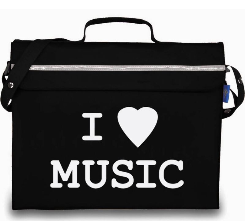 Primo Music Bag - I Love Music (Black)