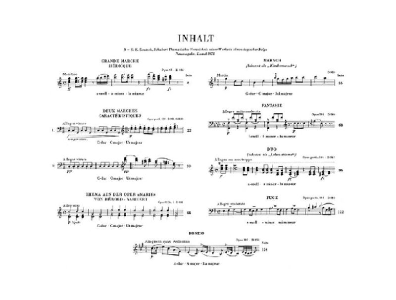 Franz Schubert - Works for Piano Four-hands - Volume III