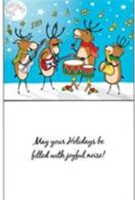Hovedbilde Holiday Card Musical Reindeer