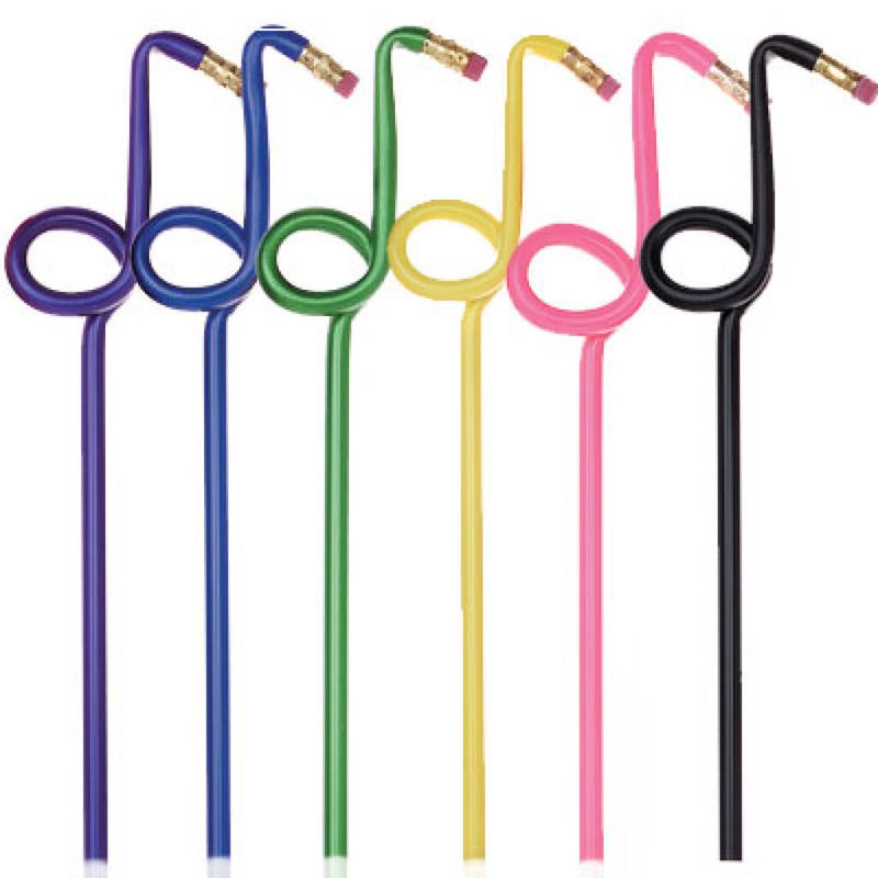 Bentcil Quaver Blue 5 Pack Of Pencils