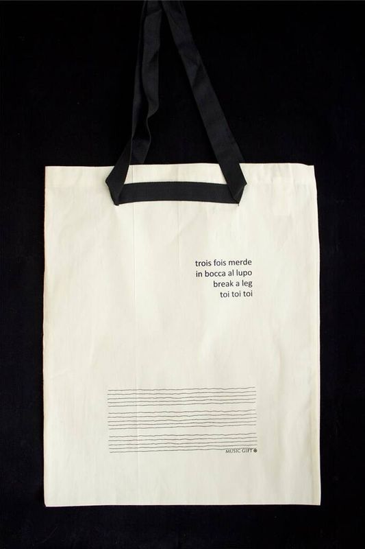 Music Gift Portugal Tote Bag Break A Leg Cotton