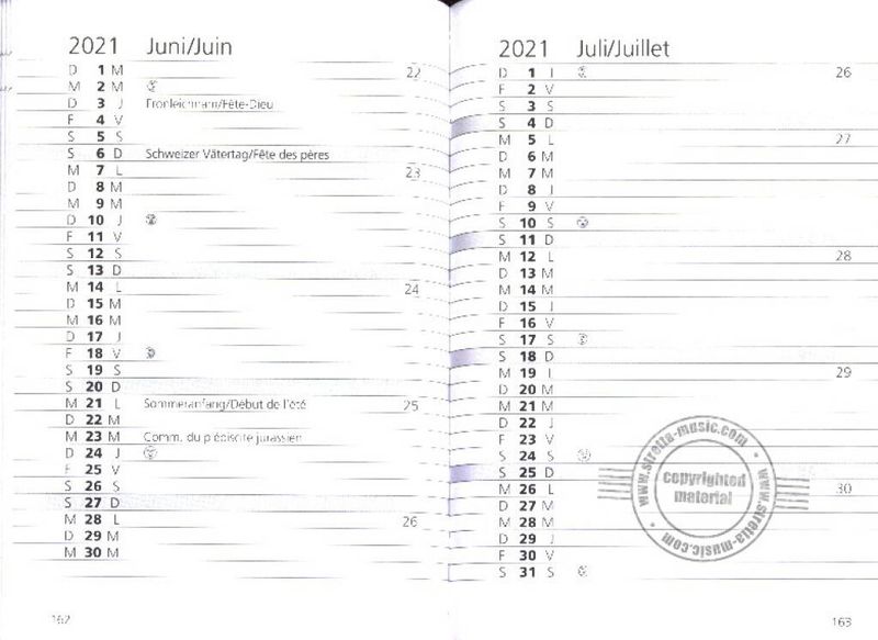 Musik Agenda 2021/2022