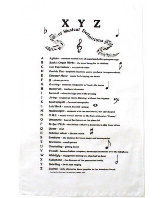 Hovedbilde Tea Towel XYZ Of Music
