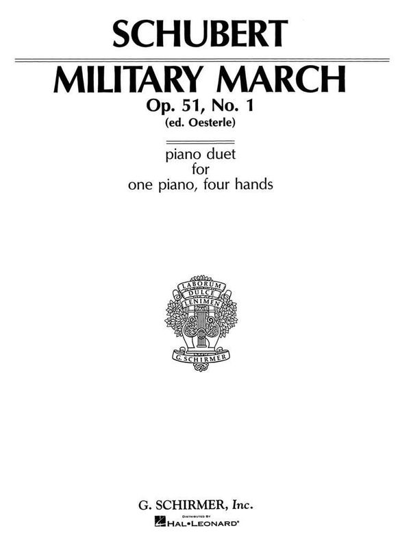 Franz Schubert - Military March, Op. 51, No. 1