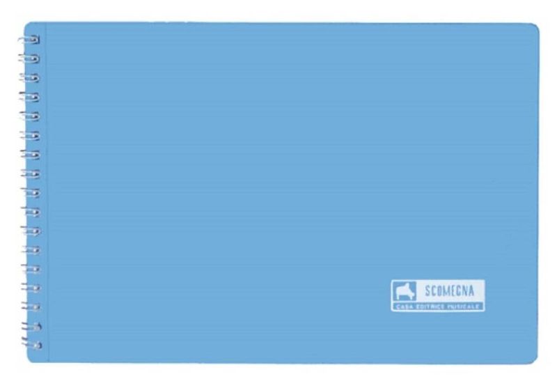 Contenitori Banda Copertina plastica rigida celest Notemappe