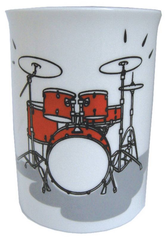 Drum Set Bone China Mug