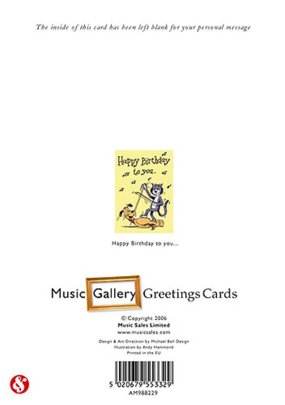 Music Gallery: Kids 2 Birthday Card