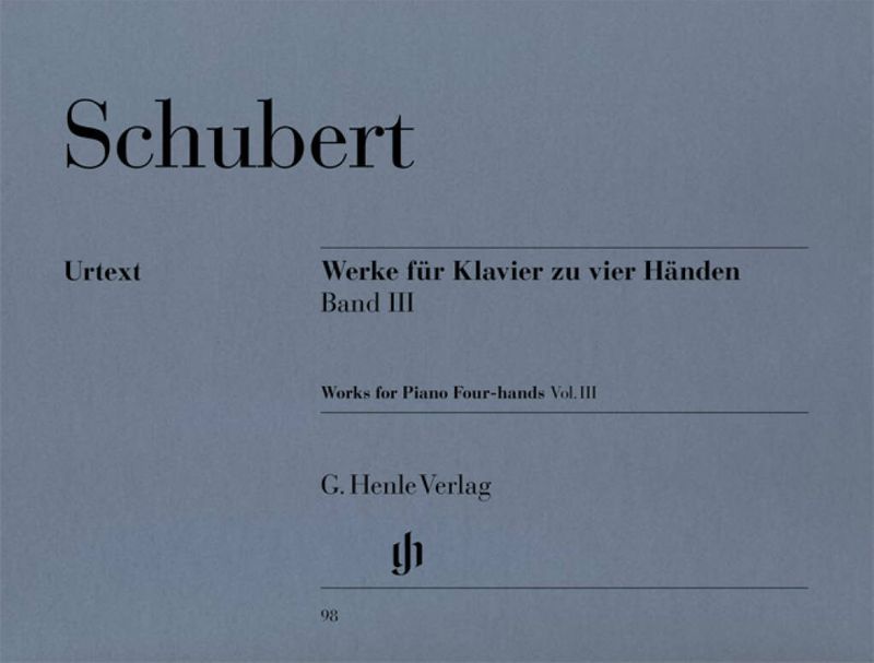 Franz Schubert - Works for Piano Four-hands - Volume III