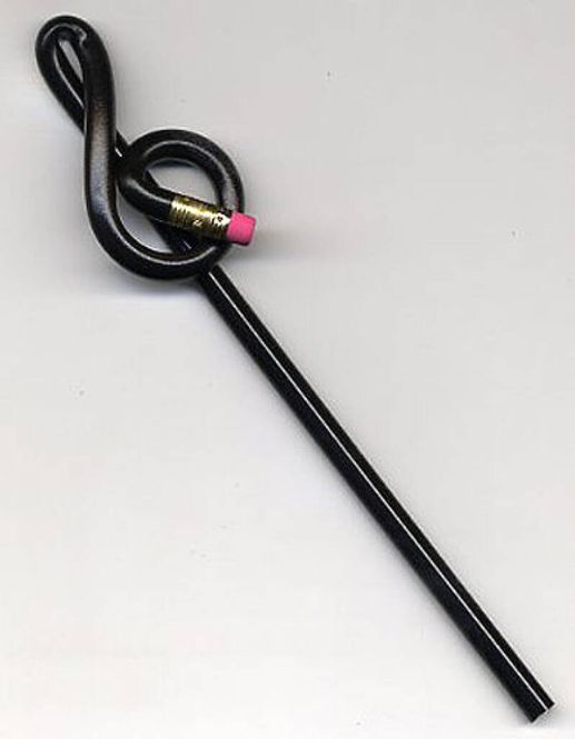 Hovedbilde Bentcil Treble Clef Black Single Pencil