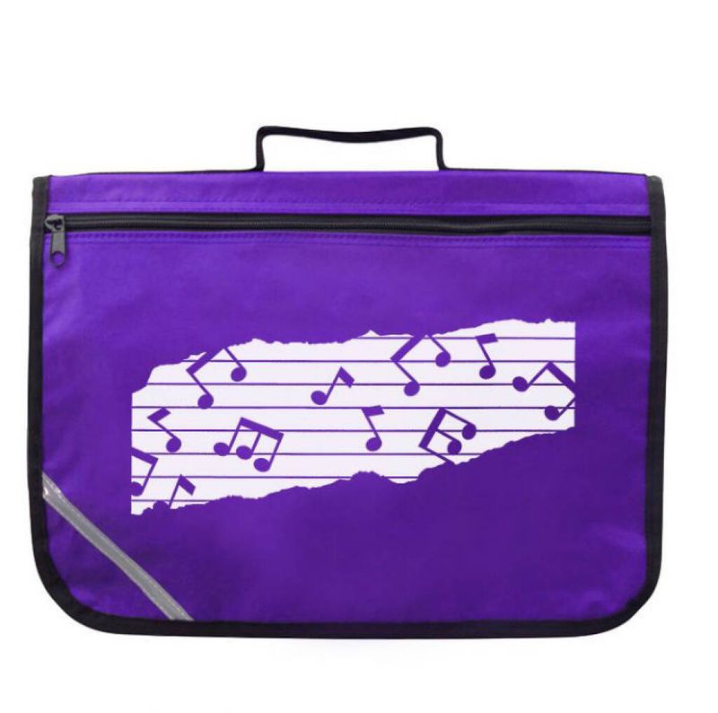 Mapac: Music Bag Excel - Music Notes (Purple)