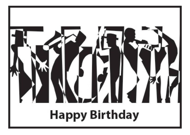 Jazz Happy Birthday Card