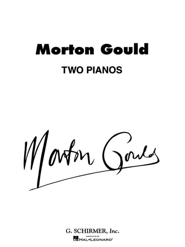 Morton Gould - Two Pianos