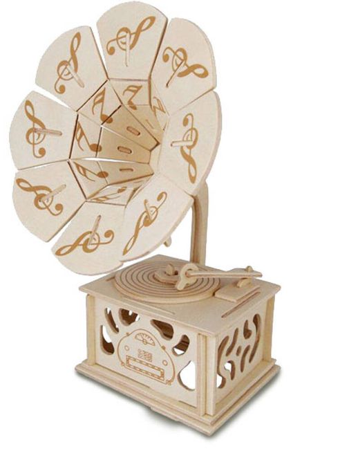 Hovedbilde Quay Woodcraft Construction Kit Gramophone