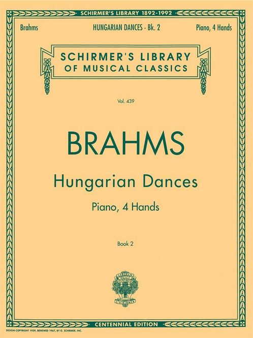 Hovedbilde Johannes Brahms - Hungarian Dances - Book II