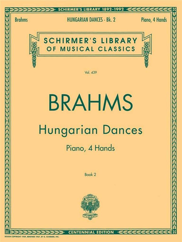 Johannes Brahms - Hungarian Dances - Book II