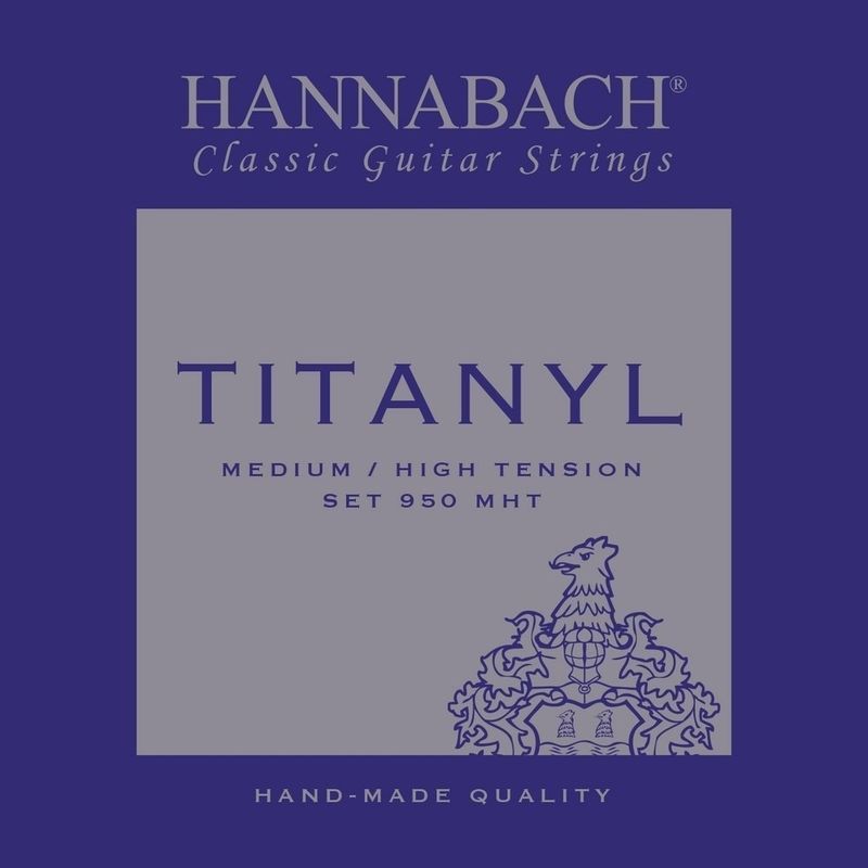 Hannabach Strings for classic guitar Serie 950 Medium/High Tension Titanyl E1