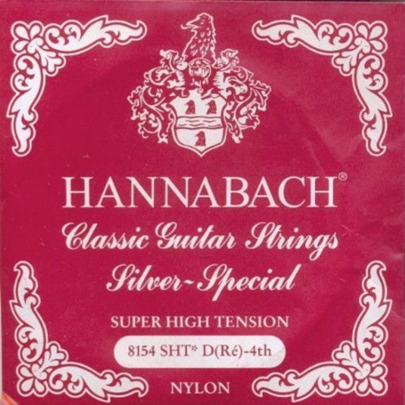 Hannabach Strings for classic guitar Serie 815 Super High Tension Silver special D4w