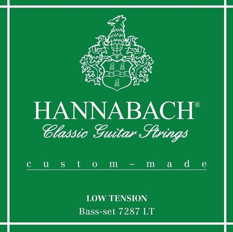 Hannabach Strings for classic guitar Series 728 Low Tension Custom Made 3er Bass low