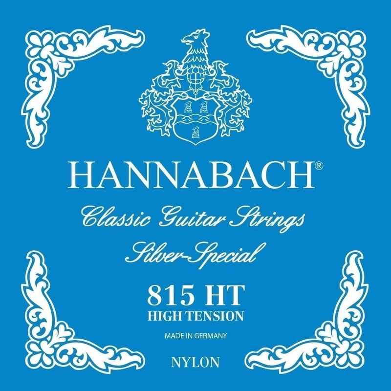 Hannabach Strings for classic guitar Serie 815 High tension Silver special Set high