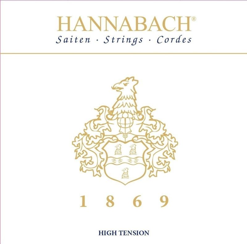 Hannabach Strings for classic guitar Serie 1869 Carbon/Gold HT Set