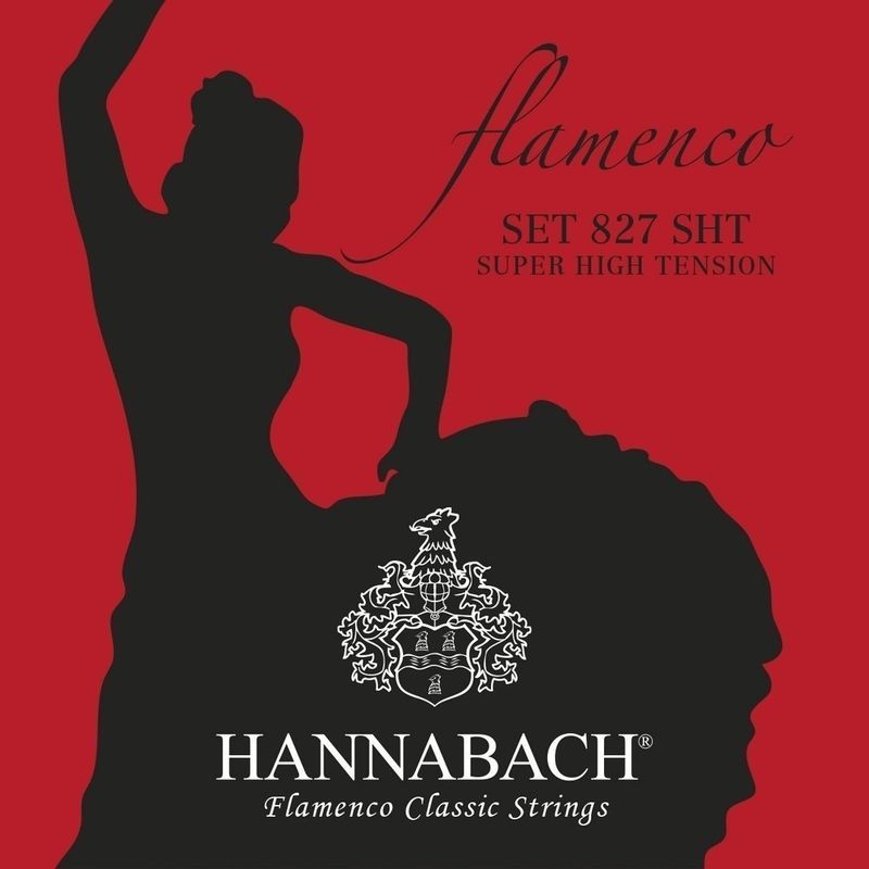 Hannabach Strings for classic guitar Serie 827 Super High Tension Flamenco E1