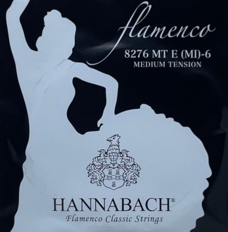 Hannabach Strings for classic guitar Serie 827 Medium Tension Flamenco E6w