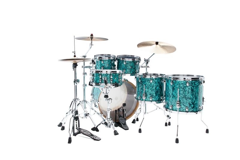 Tama WBR52RZS-TQP SC Walnut/Birch 5-shellkit (10,12,14,16,22), Turquoise Pearl