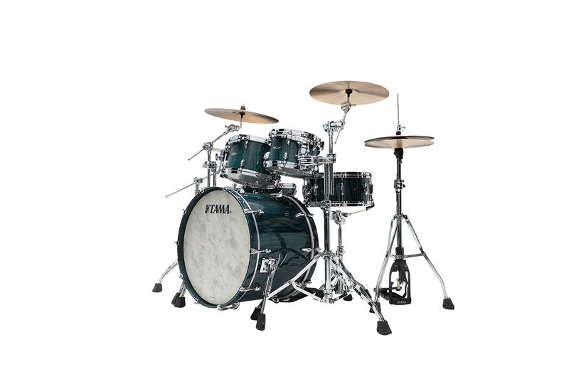 Tama TW42RZS-LIC Star Walnut 4-set shellkit (10,12,16,22), Light Indigo Jap. Chestnut