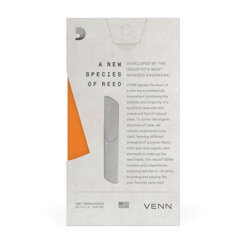 D'Addario VTS0130G2 D'Addario VENN rörblad Tenor-sax 3.0