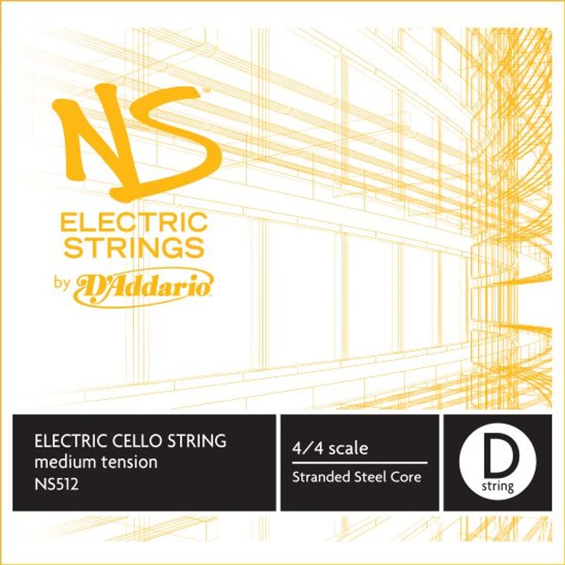 Daddario Orchestral NS512 NS Electric Cello D 4/4 /Medium Tension