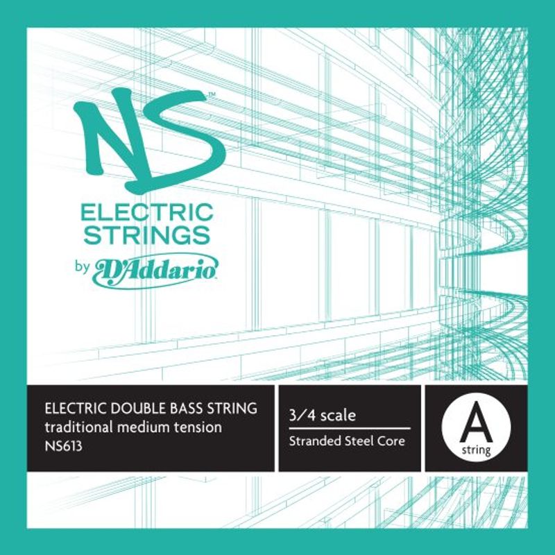 Daddario Orchestral NS613 NS Electric Trad. Bass A 3/4 /Medium Tension