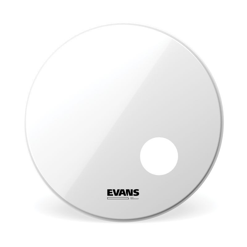 Evans BD24RSW 24'' Bastrumskinn EQ3 Reson. Sm.White