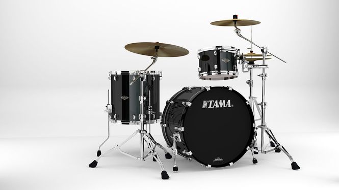 Hovedbilde Tama WBS32RZS-PBK SC Walnut/Birch 3-shellkit (12,16,22), Piano Black