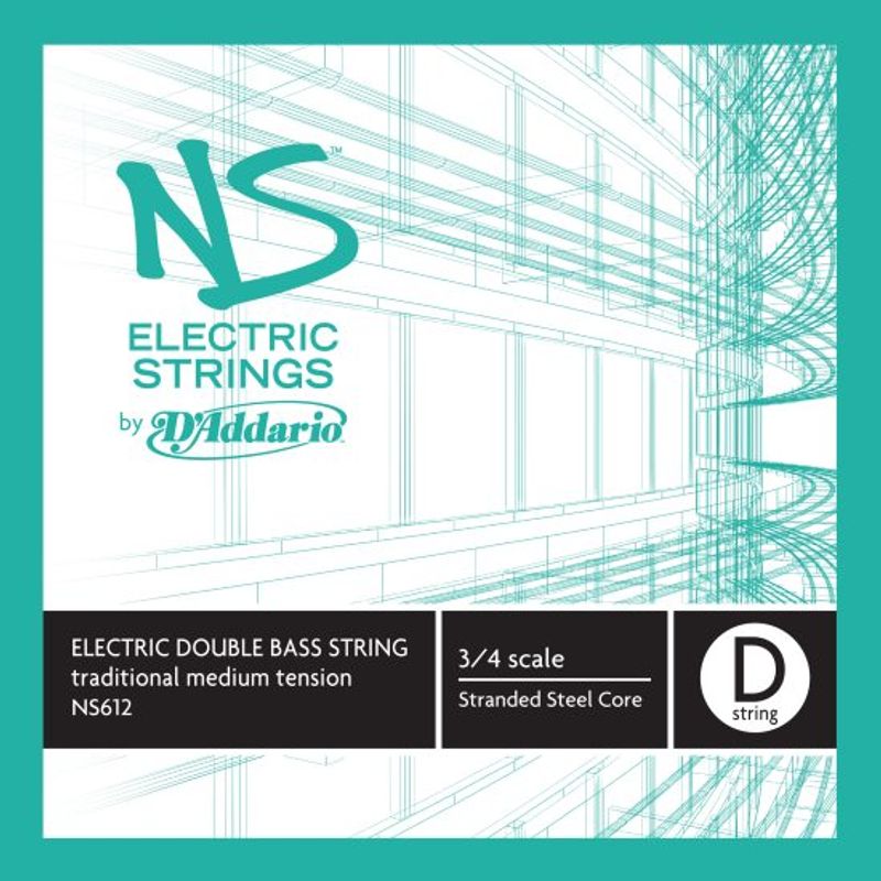 Daddario Orchestral NS612 NS Electric Trad. Bass D 3/4 /Medium Tension