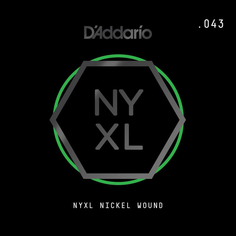 D'Addario NYNW043 Gitarsträng NYXL Nickel Wound 043