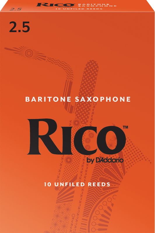 D'Addario RLA1025 Rörblad Rico Baritone-sax 10-p. 2.5