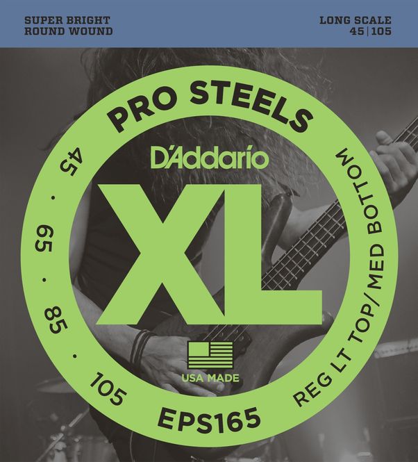Hovedbilde D'Addario EPS165 Strängset Elbas ProSteels 045-105