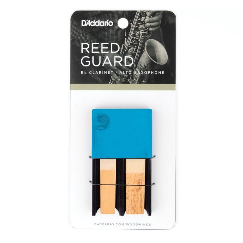 D'Addario DRGRD4ACBL Reed Guard IV Klarinett/Altsax Blue
