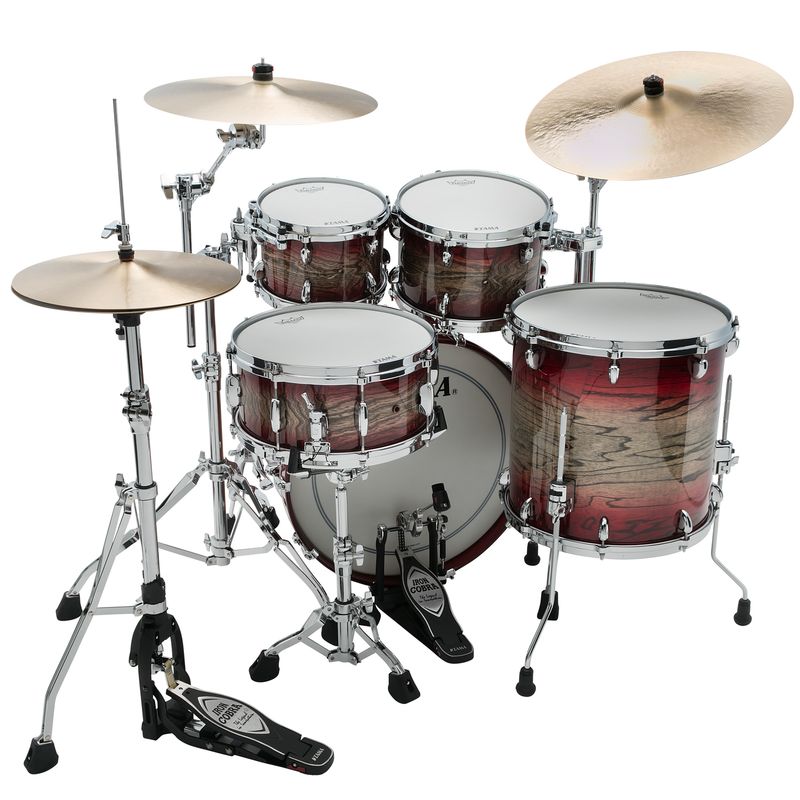 Tama TW42RZS-AGJB Star Walnut 4-set shellkit (10,12,16,22), Garnet Jap. Sen Burst