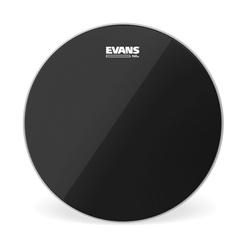 Evans TT13CHR 13'' Pukskinn Black Chrome Clear