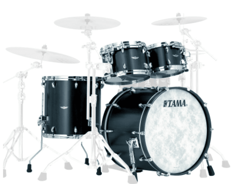 Tama TW42RZS-SKB Star Walnut 4-set shellkit (10,12,16,22), Smoky Black