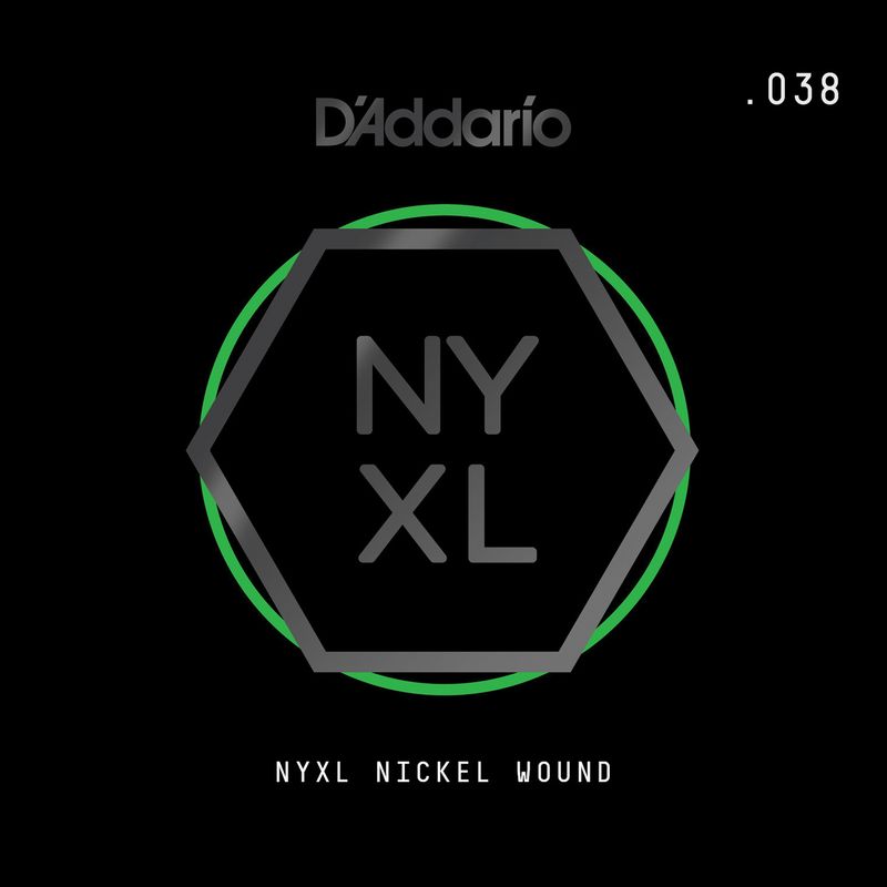 D'Addario NYNW038 Gitarsträng NYXL Nickel Wound 038